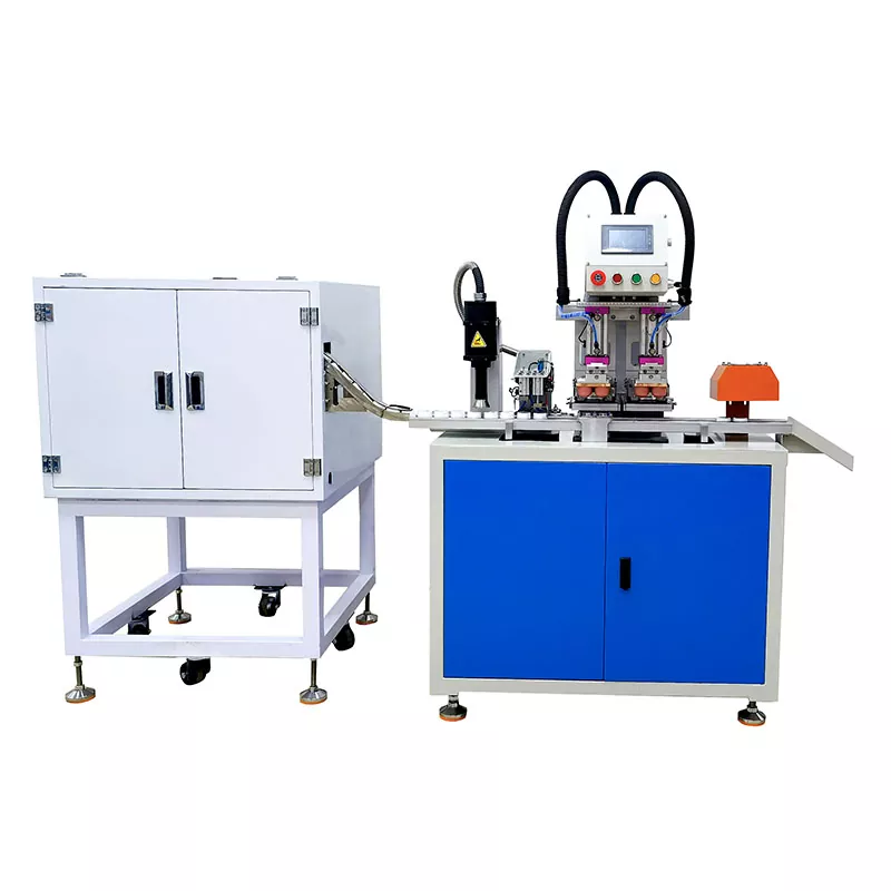 Тампонен принтер с 2 цвята капачки за бутилки с плазмена обработка