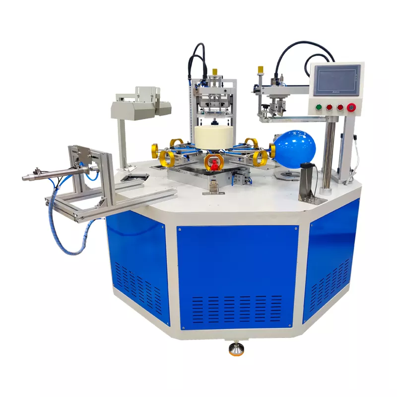 Автоматична машина за ситопечат с 2 цветни балони